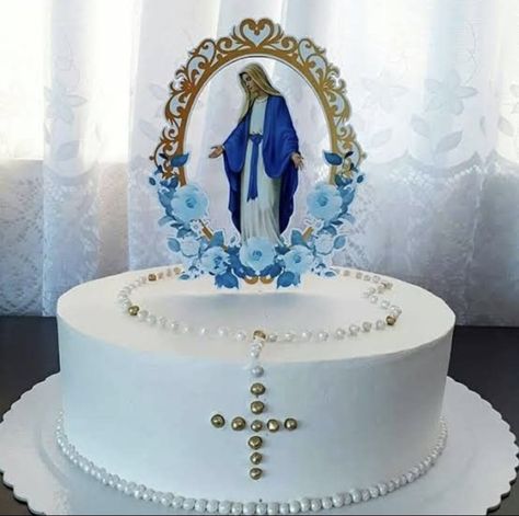 Christian Cakes, Mary Cake, Bible Cake, Piano Cakes, Fondant Cake Designs, Butterfly Cake Topper, Cake Decorating With Fondant, Fresh Flower Cake, Creative Cupcakes