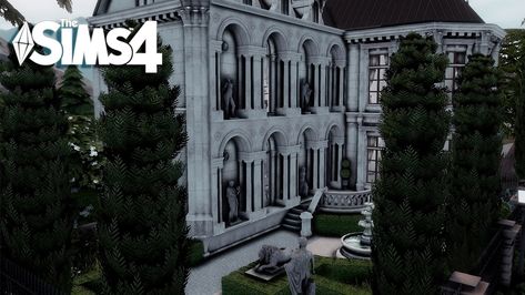 Dark academia, dark academia style, Dark Academia decor, Dark academia building, Dark Academia house Sims 4 Dark Academia Build Cc, Sims 4 Dark Academia House, Sims 4 Dark Academia Cc, Dark Academia Building, Sims House Ideas, Dark Academia House, Academia House, Sims Aesthetic, Sims Lots