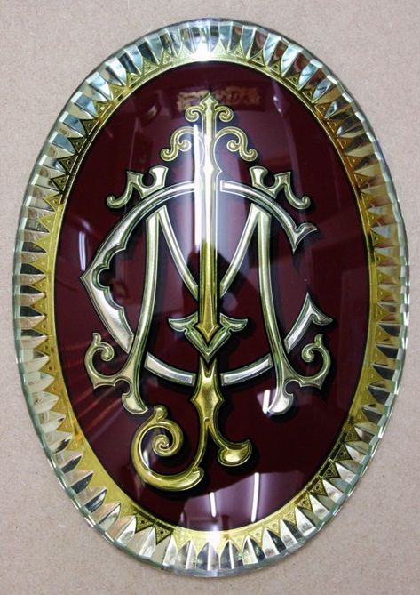 Reverse Etched and gilded glass Monogramme - David Smith - Traditional Ornamental Glass Artist David Smith, Sign Writing, John Mayer, Volkswagen Logo, Monogram Gifts, Glass Artists, Logo Inspiration, Gold Leaf, Etching