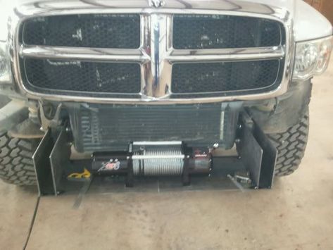 Front bumper build. - Dodge Cummins Diesel Forum Survival Truck, Dodge Ram Bumper, Dodge Cummins Diesel, Truck Bumper, Off Road Bumpers, Welding Rigs, Dodge Diesel, Truck Mounted Crane, Ford Trucks F150