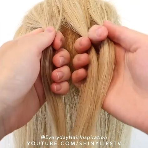 How to French braid! French Braid Short Hair, How To French Braid, French Braids Tutorial, Girl Hair Dos, Girls Hairstyles Easy, Beautiful Braided Hair, French Braid Hairstyles, Hair Braid Videos