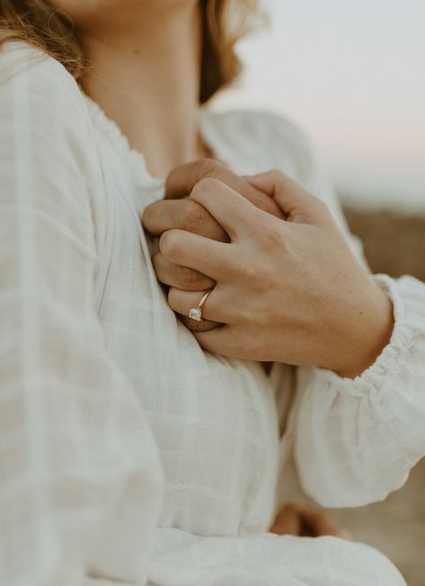 Ring Engagement Photos, Emerald Cut Hidden Halo, Proposal Shoot, Engagement Posing, Engagement Photo Props, Engagement Announcement Photos, Proposal Pictures, Fall Engagement Pictures, Engagement Photography Poses