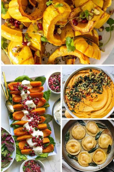 Everything You Need To Know About Winter Squash And The Best Winter Squash Dishes - California Grown Gourd Recipes, Dinner Skillet, Dinner Veggies, Sweet Dumpling Squash, Squash Dishes, Ckd Diet, Winter Squash Recipes, Pumpkin Dishes, Sweet Potato Gnocchi