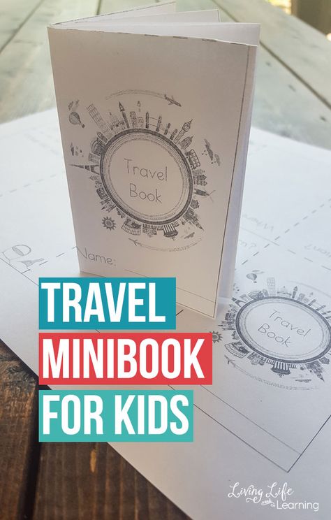 A charming way to capture your child's memories with this fun travel minibook for kids, see what your child thought was the most memorable on your last trip. #ad Kids Travel Activities, Travel Printables, Travel Crafts, Fun Travel, Printable Activities For Kids, Educational Printables, Books For Kids, Crafts Paper, Mini Book