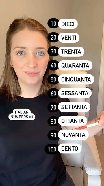 Learn Italian Lessons Quizzes on Instagram: "#italian #numbers" Italian Numbers, Afrikaans Language, Italian Vocabulary, Italian Lessons, Italian Language Learning, Baby Sign Language, Learn Italian, Italian Phrases, Italian Words