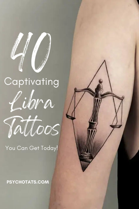 Libra Tattoos Libra Scale Tattoo For Men, Virgo And Libra Tattoo Combined, Zodiac Tattoos Black Women, Unique Libra Tattoo Ideas For Women, Zodiac Tattoos Constellation, Libra Tattoos For Women, Best Libra Tattoos, Tattoos For Balance, Equilibrium Tattoo