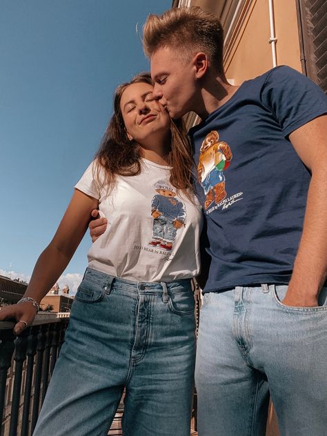 Ralph Lauren, couple, travel, italy, outifts, love, LDR, Rome, sun, Ralp Lauren Bear #ralphlaurenwomensclothing #couple #ldr Ralph Lauren Couple, Teddy Couple, Couple Travel, Travel Italy, My Pinterest, Rome, Ralph Lauren, Couple Photos, Italy