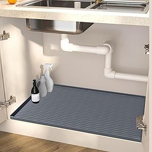 Kitchen Sink Mat, Under Sink Mat, Under Sink Organizer, Under Kitchen Sink, Fitted Cabinets, Sink Tray, Clean Kitchen Sink, Sink Protector, Sink Mats