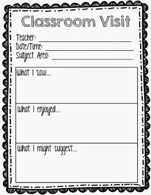 Peer Feedback Freebie Teacher Observation Form, School Leadership Principal, Instructional Specialist, Feedback Template, Instructional Coaching Tools, Teacher Coaching, Childcare Director, Academic Coach, Work Mindset