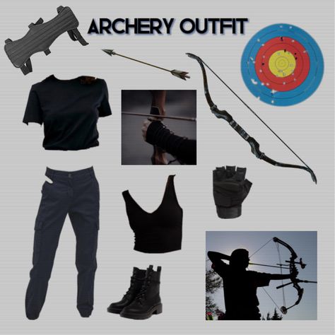 Archery Aesthetic Outfit, Archery Outfit Women Sports, Archery Outfit Women, Sports Attire For Pageant, Archery Aesthetic Modern, Archery Clothes, Archery Outfit, Archery Clothing, Archer Costume