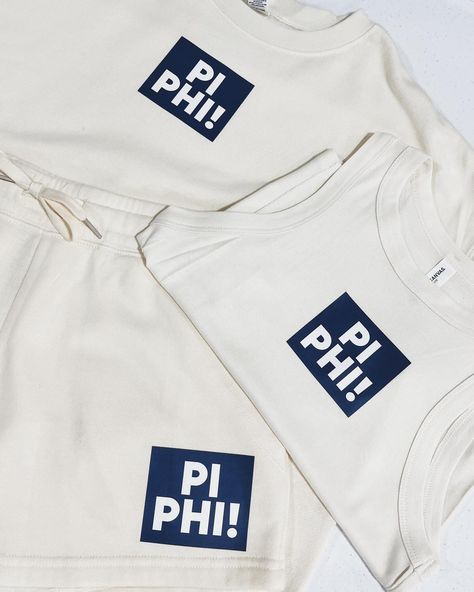 sorority patch sets are restocked!! Get yours at the link in our bio!🤍 Pi Phi Sweatshirt, Pi Phi Merch, Trendy Sorority Apparel, Sorority Merch Apparel Design, Sorority Apparel Ideas, Sorority Shirts Designs Ideas, Sorority Merch Ideas, Theta Merch, Aphi Merch