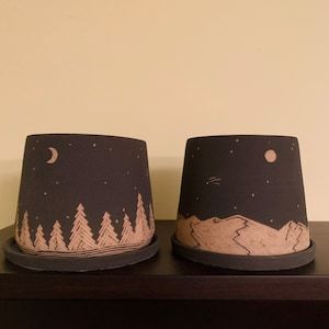 Mountain Mugs, Pottery Landscape, Peter Pan Stars, Planters For Succulents, Pots Clay, Pots Ideas, Ceramic Succulent Pots, Gig Harbor Wa, Ceramic Succulent Planter