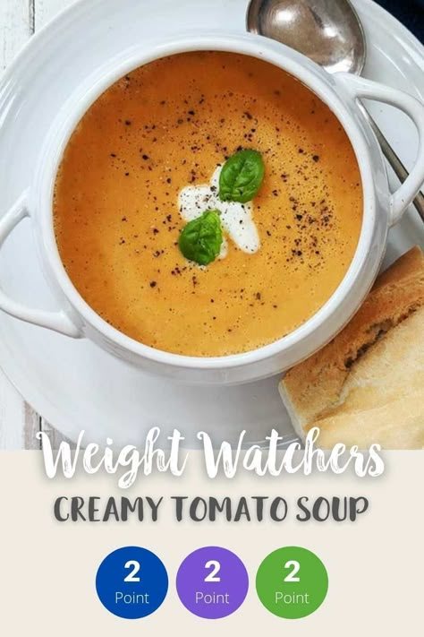 Weight Watchers Pasta Recipes, Ww Soup, Weight Watchers Pasta, Weight Watchers Salad, Weight Watchers Recipe, Weight Watchers Lunches, Weight Watchers Plan, Good Soup, Cream Soup Recipes