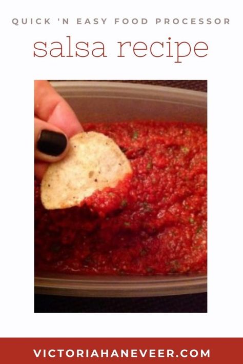 How to Make Salsa in the Food Processor | Easy Food Processor Salsa Food Processor Salsa, Mexican Ingredients, Best Salsa Recipe, Make Salsa, Fresh Salsa Recipe, Easy Salsa Recipe, Low Carb Meats, Homemade Salsa Recipe, Salsa Ingredients