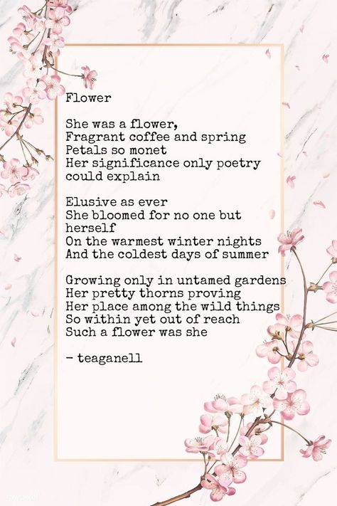 Flowers ig:@teaganell #poem #poetry #lovers #love #flowers #women Garden Poems, Flower Poem, One Word Instagram Captions, Poetry Lovers, Redhead Girl, Flower Lover, Feminine Energy, Ombre Nails, Love Flowers