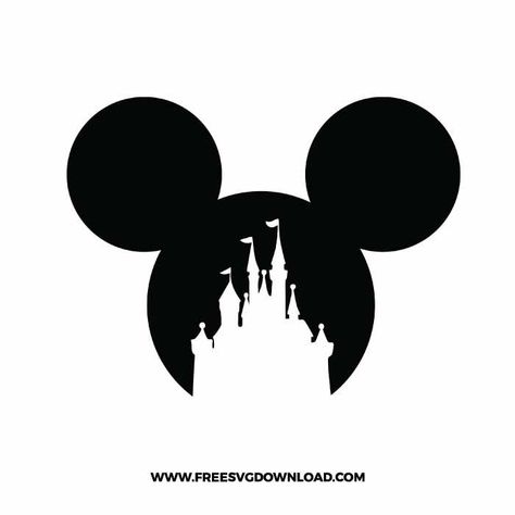 Free Disney Castle Svg, Mickey Ears Svg Free, Disney Castle Silhouette Svg, Mickey Svg Free Files, Disney Svg Free Files Cricut Mickey Mouse, Disney Diy Shirts Cricut, Disney Castle Svg Free, Disneyland Svg Free Files, Disney Shirt Cricut