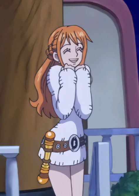 One Piece Nami Background, Nami San Icons, Nami Pics One Piece, One Piece Funny Icons Nami, Once Piece Nami, Cute Nami One Piece Wallpaper, One Piece Pfp Nami, Nami Outfits Style One Piece, Nami Wallpapers Aesthetic