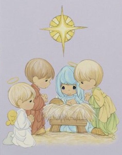 Nativity Clipart, Nativity Scene Display, Precious Moments Quotes, Christmas Sunday School, Precious Moments Coloring Pages, Beautiful Christmas Scenes, Christmas Coloring Sheets, Carson Dellosa, Heart Coloring Pages