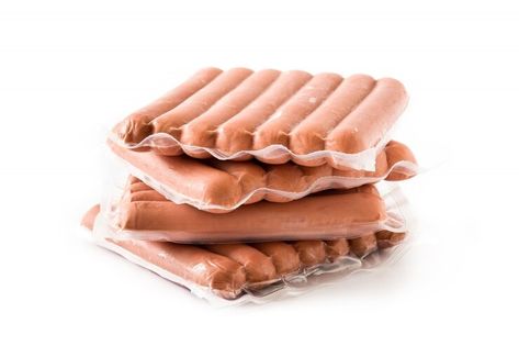 Premium Photo | Packaged sausages isolated on white Sausages Packaging, Smoked Sausages, Regular Show, Smoked Sausage, Sausages, Side View, Premium Photo, Hot Dogs, White Background