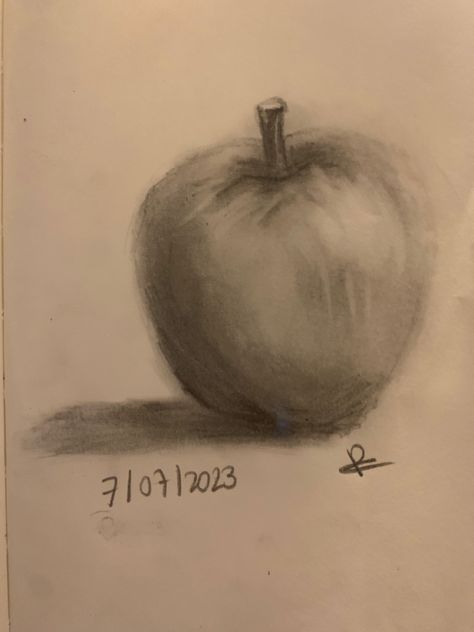 #sketch #apple #pencil #shadow Apple Drawing, Apple Pencil, Eden, Sketch, Pencil, Tes