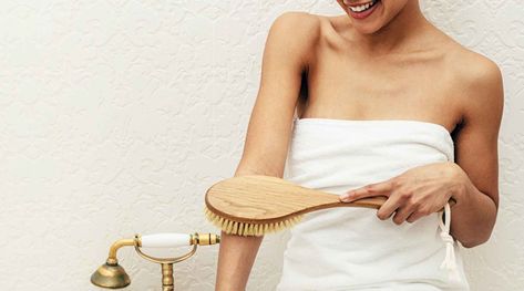 Dry Brushing in an Infrared Sauna | Clearlight® Saunas Clearlight Sauna, Sauna Health Benefits, Benefits Of Dry Brushing, Natural Bristle Brush, Dry Body Brushing, Skin Brushing, Dry Brush, Infrared Sauna, Body Brushing