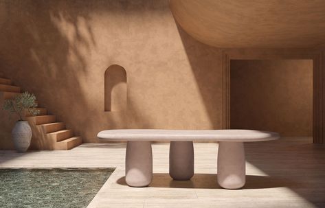 Neolithic Proportions – Introducing Object X | Habitus Living Organic Furniture, Venetian Plaster, Furniture Pieces, Objects Design, Interior Designer, Nature Inspiration, To Create, Furniture Design, Branding Design