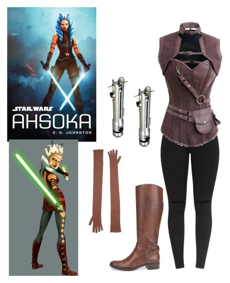 "Ahsoka Tano" by magicalunicorn273 ❤ liked on Polyvore featuring Geox and Brunello Cucinelli Ahsoka Outfit Ideas, Ashoka Tano Disneybound, Ahsoka Tano Disney Bounding, Star Wars Inspired Outfits Ahsoka Tano, Ahsoka Tano Season 7 Outfit, Disneybound Ahsoka, Ashoka Cosplay, Ahsoka Costume, Batuu Bounding