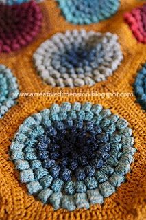 A Creative Dimension: The Ombre Dahlia Throw Hexi Blanket, Crochet Dahlia, Crochet Cluster Stitch, Contemporary Crochet, Crochet Afgans, Crochet Knit Stitches, Flower Rug, Crochet Blanket Afghan, Crochet Blocks