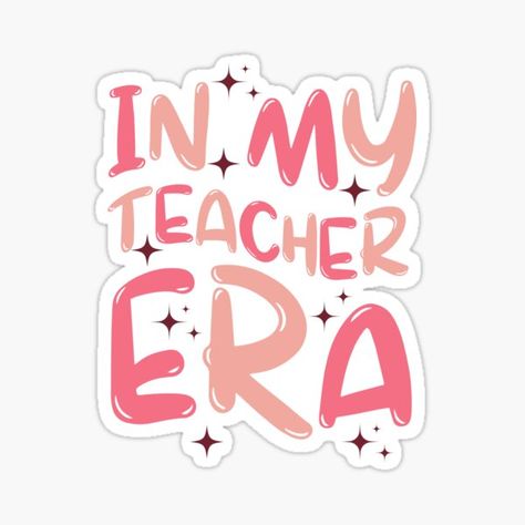 Dream Teacher, Teacher Aethstetic, Good Teacher, New Teacher, Vision Board Stickers, Teacher Appreciation Stickers, English Stickers School, Stickers For Teachers, Teacher Sticker Ideas