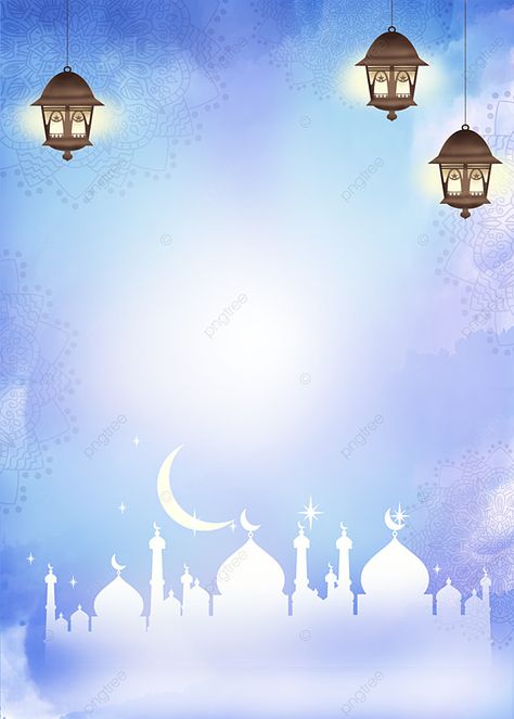 Light Blue Night Sky Eid Mubarak Ramadan Background Background Selamat Hari Raya Idul Fitri, Hari Raya Background, Background Hari Raya, Poster Ramadhan, Eid Moubarak, Wallpaper Ramadhan, Bamboo Background, Christmas Lights Background, Blue Night Sky