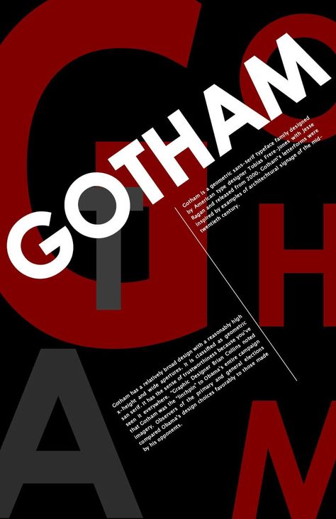 Gotham Typography, Gotham Font, Typography Posters, Graphic Posters, Poster Fonts, Hand Lettering Fonts, Flyer Layout, Type Design, Typography Poster