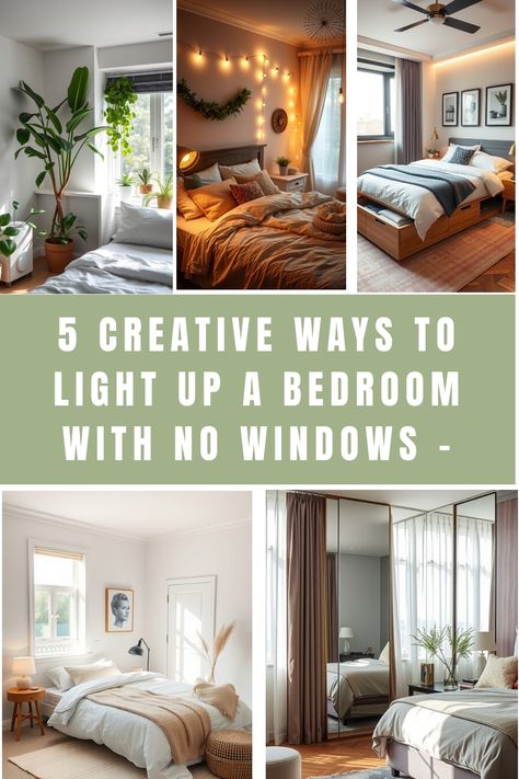 Welcome to the world of “Bedroom No Windows,” a concept that redefines the idea of comfort and creativity in your personal space. Here, we explore how to make the most out of a windowless bedroom, transforming it into a sanctuary that feels bright and inviting without a single view. Let’s dive into some tips and […] Bedroom Design With No Windows, Room With No Windows Ideas Bedrooms, Lighten Up Dark Bedroom, No Light Bedroom Ideas, Small Room No Windows Ideas, Small Bedroom With No Windows, No Natural Light Bedroom, How To Make A Room Brighter, Room No Windows Ideas