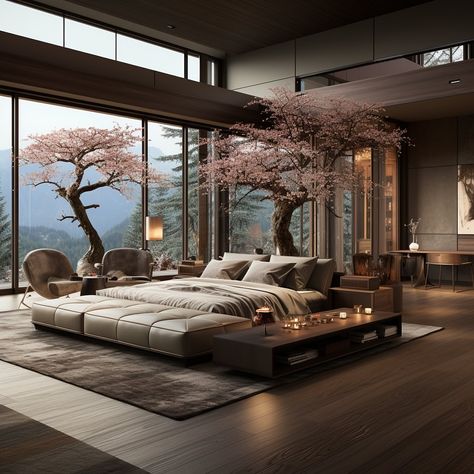 Tag your girl and see if you know which modern luxury mix Japanese bedroom she is choosing☺️✨ . We design homes for clients worldwide! Find out more info on our website, link in bio! #interiordesign #interior Japanese Interior Modern, Japanese Bedroom, Modern Luxury Bedroom, Contemporary Elements, House Bedrooms, Luxury Bedroom Master, Japanese Interior, Luxury Homes Interior, Commercial Interior Design