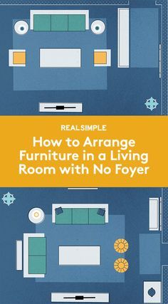 How to Arrange Furniture in a Living Room With No Foyer | You can fake one with your choice of clever work-around. The idea is to create a pause before the seating area. Check out two solutions. How To Arrange Furniture, Arrange Furniture, Family Friendly Living Room, Turquoise Living Room Decor, Entry Furniture, Living Room Furniture Layout, Living Room Furniture Arrangement, Living Room Arrangements, Foyer Decorating