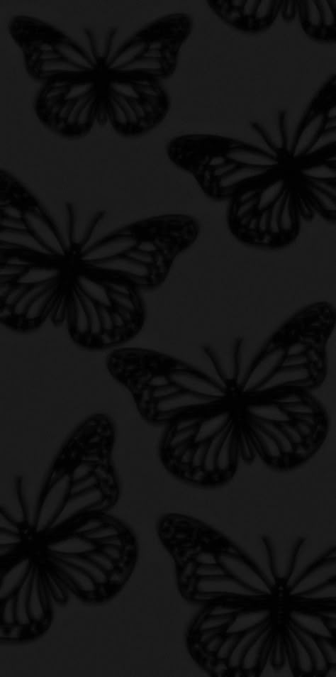 Black Butterfly Wallpaper, Black Butterflies Aesthetic, Black Phone Background, Black And White Wallpaper Iphone, Butterfly Black And White, Trippy Iphone Wallpaper, 29 Days, Dark Black Wallpaper, Dark Background Wallpaper