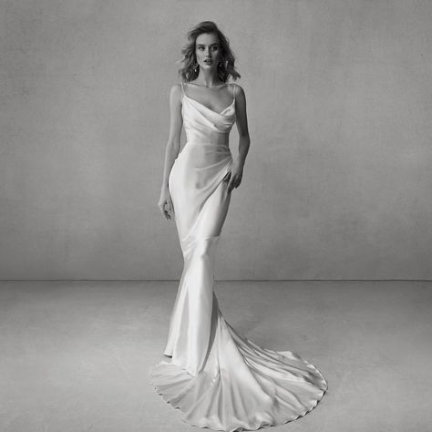 Silk Sheath Wedding Dress, Katherine Tash, Wedding Gown Trends, Slip Wedding Dress, Wedding Dress Sketches, Timeless Wedding Dress, Dress Alterations, Dream Wedding Ideas Dresses, Grad Dresses