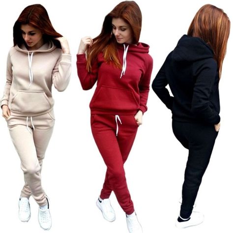 Pink Sweat Suit, Womens Joggers Outfit, Jogger Outfit, Running Trousers, Track Suits, Sweat Suit, Joggers Outfit, Style Sportif, Jogging Suit