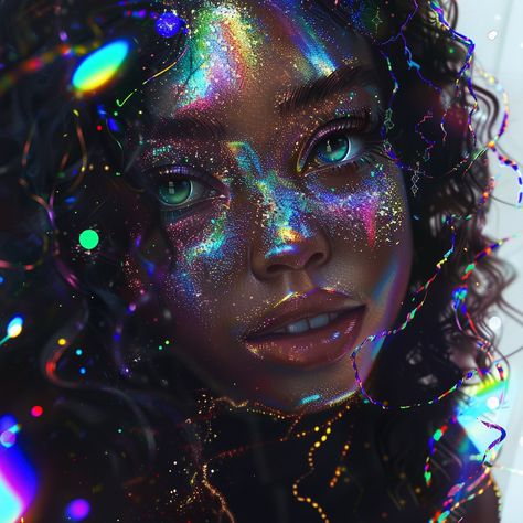 Holographic Hair Dark, Holographic Hair, Hair Dark, Different Skin Tones, Medium Skin Tone, Professional Stylist, Short Circuit, Color Treated Hair, Treated Hair