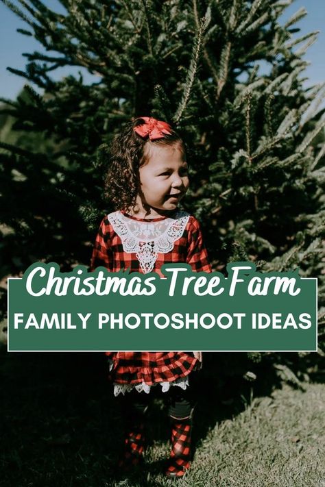 Embrace the holiday spirit with heartwarming Christmas Photoshoot Ideas at a beautiful Christmas tree farm. Discover picture outfits that make your family's Christmas photos pop. Get ready for an outdoor Christmas adventure! Christmas Tree Farm Photo Shoot Family, Christmas Tree Farm Family Photos Outfit, Christmas Farm Photo Shoot, Christmas Tree Farm Photo Shoot Outfits, Family Christmas Tree Farm Pictures, Farm Picture Ideas, Christmas Tree Farm Family Photos, Christmas Tree Farm Pictures, Tree Farm Pictures