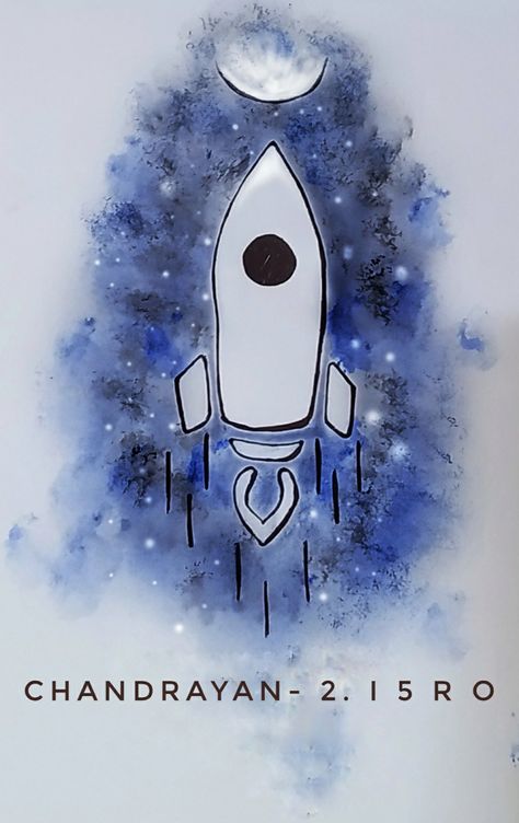 ISRO, mission moon, chandrayan 2 sketch, poster, illustration Chandrayan Lettering Drawing, Chandrayan 3 Illustration, Chandrayan 2 Images, Chandrayan 2 Poster, India On Moon Drawing, Chandrayan 3 Poster Making, Chandrayan 3 Poster Ideas, Chandrayan 3 Drawing Ideas, Chandrayan 3 Rangoli