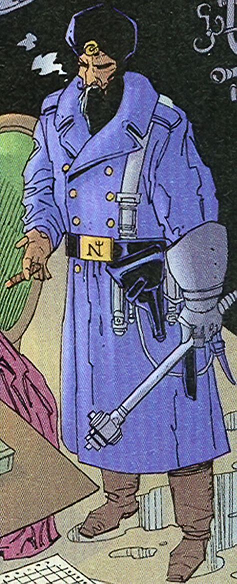 Captain Nemo (League of Extraordinary Gentlemen) in a purple coat Captain Nemo Art, Hero Reference, Nemo Costume, Persona Crossover, Captain Nemo, League Of Extraordinary Gentlemen, Alan Moore, Leagues Under The Sea, Purple Coat