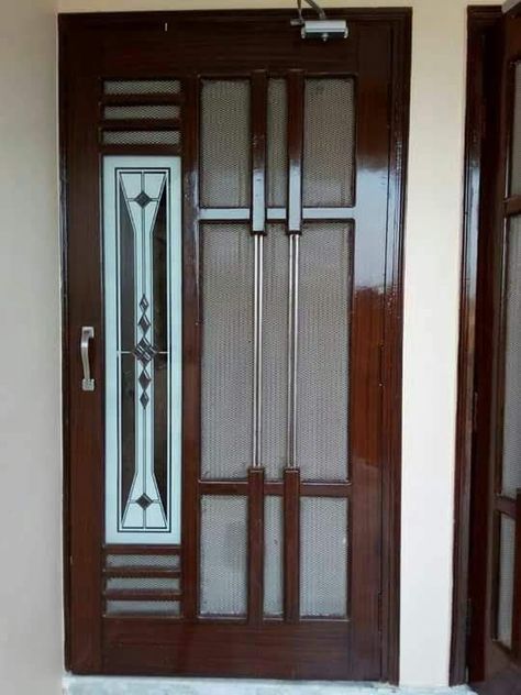 Pin by Rara Avis on UȘI SI IDEI DE SEPARARE SPATII | Wooden front door design, Door glass design, Front door design wood Jali Wala Door Design Wooden, Jali Doors Wooden, ਜਾਲੀ Door, Jalli Door Designs Modern, Jali Gate Design Wooden Modern, Jalli Doors Design, Net Doors For Main Door, Jali Door Design Modern Interior, Jaali Door Design Wooden