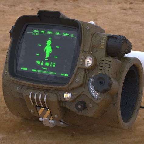 Pipboy Fallout, Pip Boy Fallout, Fallout Pipboy, Fallout Pip Boy, Fallout Vault Boy, T 60 Power Armor, Fallout Pc Case, Fallout Props, Pip Boy