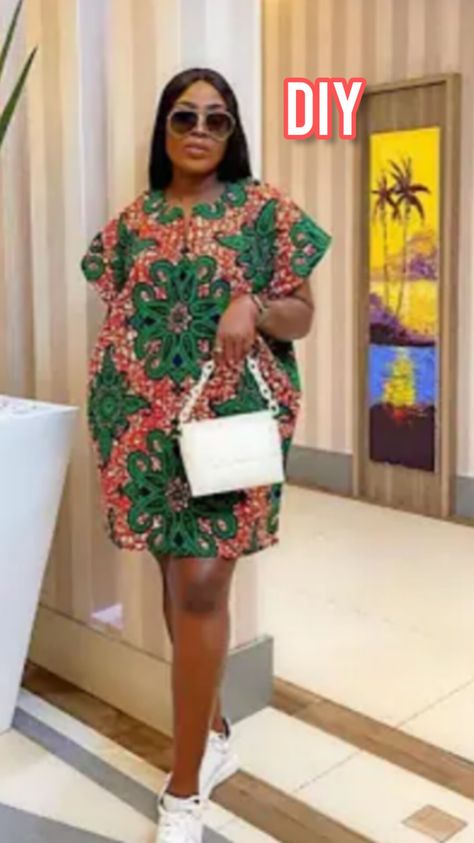 This Sewing tutorial is how to cut and sew a simple dress it's beginner friendly sewing tutorial. how to make a simple dress bubu kaftan gown bubu gown tutorial bubu gown Styles sewing for beginners #bubu #sewingforbeginers #sewingtutorial Simple Ankara Kaftan Dress, Ankara Short Bubu Dress, Short Bubu Gown Styles, Sew A Simple Dress, Short Bubu Dress, How To Cut Bubu Gown Styles, Types Of Bubu Gown, Kaftan Short Dress, How To Cut And Sew Bubu Gown