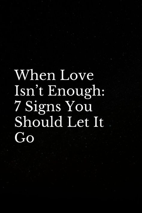 When To Let Go, Making A Relationship Work, Take A Hint, Hard Working Man, Love Is Not Enough, Love Is Not, Time To Move On, Marriage Counseling, Still In Love