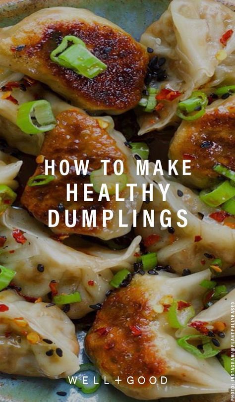 Healthy Dumplings, Dumplings Recipe, Superfood Recipes, Most Nutritious Foods, Dumpling Recipe, Vegetarian Recipes Healthy, Perfect Food, Clean Eating Snacks, Dumplings