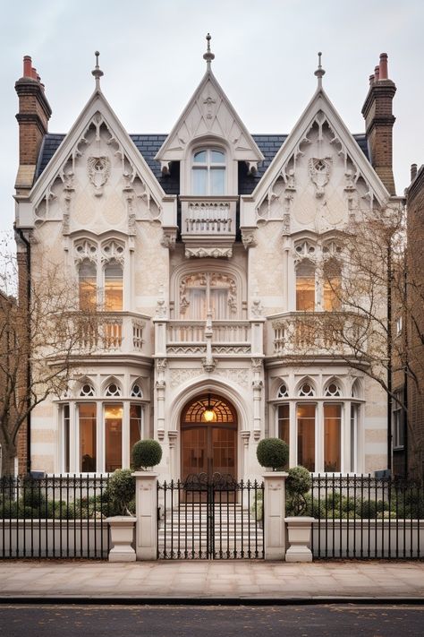 Victorian Front Porch, Victorian House London, Houses To Draw, Victorian Gazebo, Cottage Garden Sheds, Victorian Homes Exterior, Shabby Chic Porch, Different House Styles, Victorian Exterior