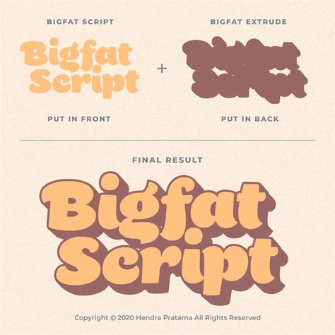 Bigfat Script Font | dafont.com Coding Inspiration, Font Canva Lettering, Dafont Fonts, Font Love, Alfabet Font, Handwritten Text, Keyword Elements Canva, Desain Buklet, Font Combinations