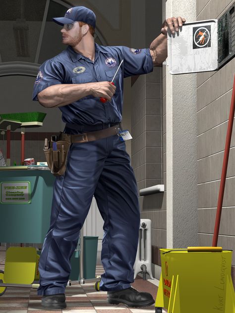 Sam the Janitor 2 by lundqvist Male Hairstyles, Slasher Movies, Outfit Png, Future Jobs, Male Form, That Day, Male Art, New Hair, Mens Hairstyles