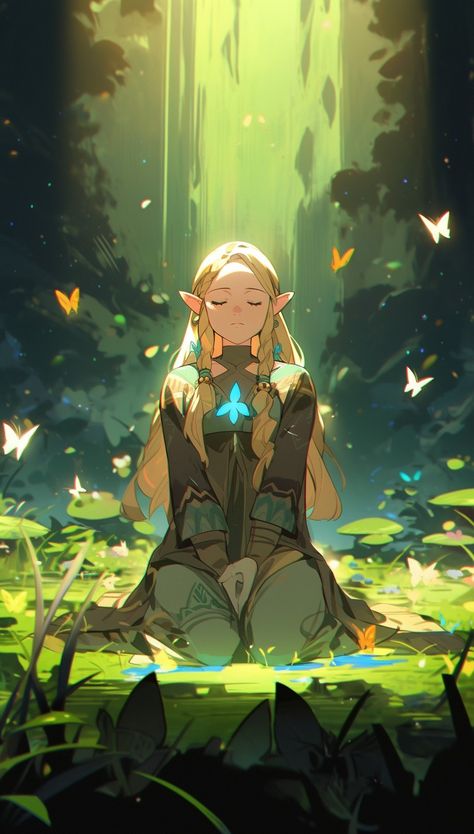 Zelda Anime, Zelda Fanart, Princesa Zelda, Legend Of Zelda Art, Link And Zelda, Zelda Botw, Legends Of Zelda, Tears Of The Kingdom, Nintendo Art